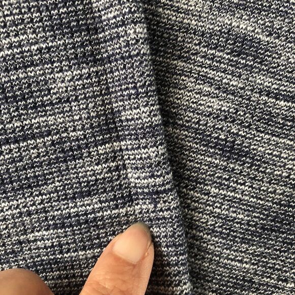 Faded Glory Women’s Waffle Knit Long Sleeve Shirt Heather Blue Size Small - Picture 10 of 13